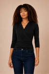 Blusa decote transpassado stella maris 3. -1-
